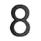 Architectural Mailboxes Brass 4 inch Floating House Number Black 8 3582B-8 - alternate 2